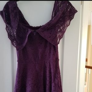 Beautiful Dress Plum Lace